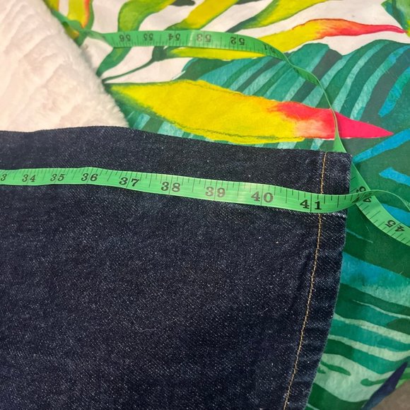 Vintage 90s Guess Pascal 27 x 30 Dark Blue Distressed School Vtg Casual Jeans - Picture 6 of 11